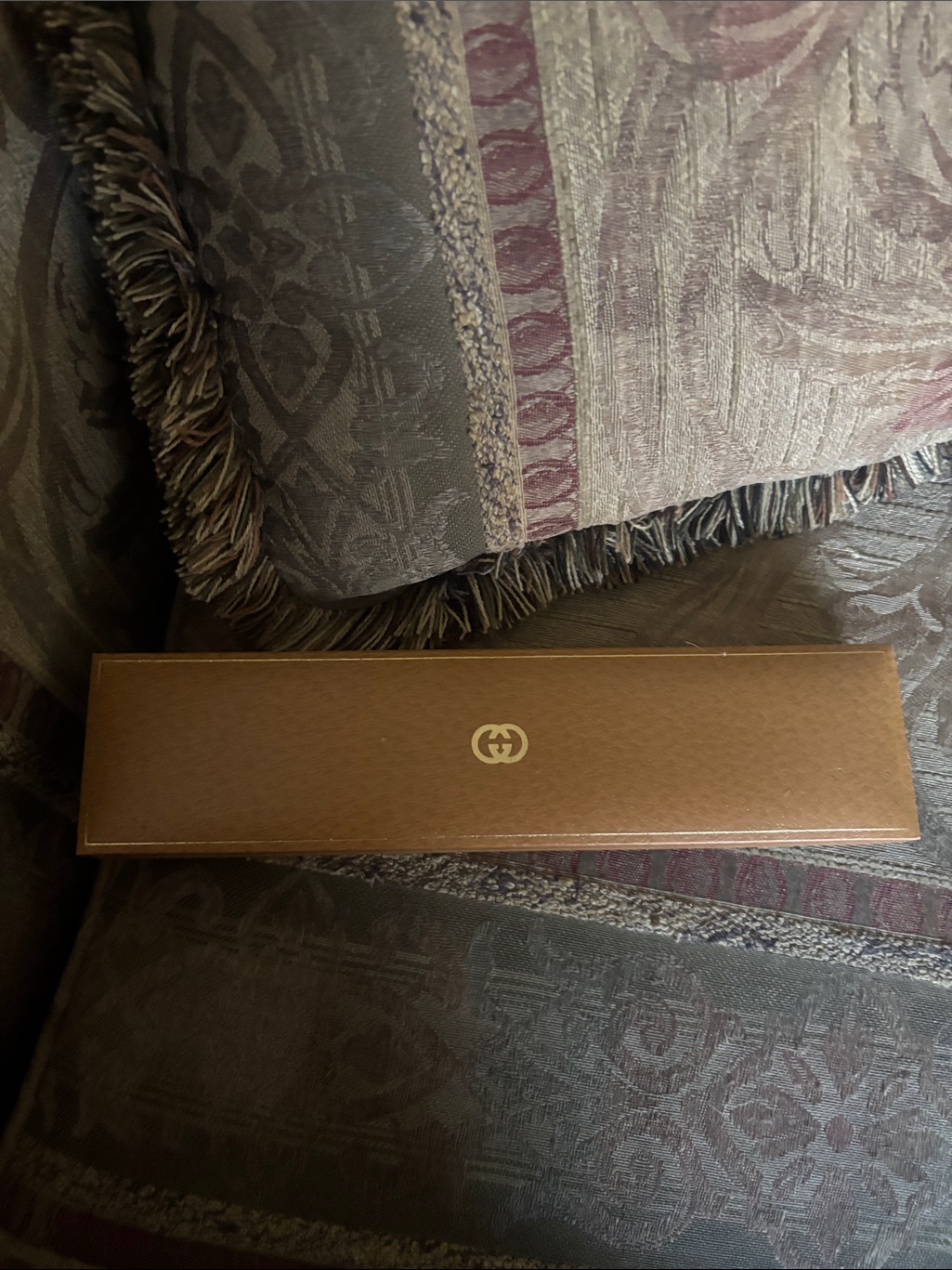 Gucci Brown BraceletWatch Presentation Box With Gold Logo